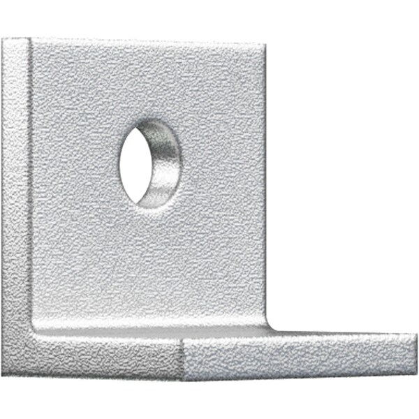 Ekena Millwork Economy Barn Door Flat Track Stop, Silver Metallic GB6008SSM - main